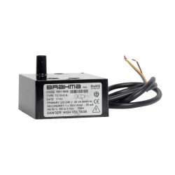 Brahma Kod 15911050 TC1SVCA Tek Çıkışlı 1x15KV %50 25 MA Elektronik Ateşleme Trafosu 220V Brahma Kod 15911050 TC1SVCA Tek Çıkışlı 1x15KV %50 25 MA Elektronik Ateşleme Trafosu 220V