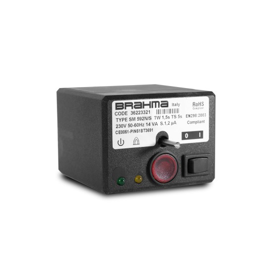 Brahma Kod 36223321 SM 592N/S Brülör Otomatiği (Beyin) 220V Brahma Kod 36223321 SM 592N/S Brülör Otomatiği (Beyin) 220V